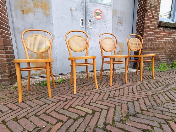 Image 1 of 4x vintage dining room chair