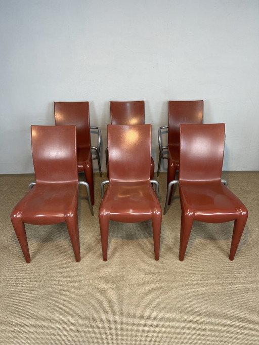 6x Philippe Stark Louis 20 dining chair