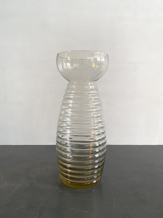 Image 1 of Trio de vases en verre décoratif Hyacinthe, 1970