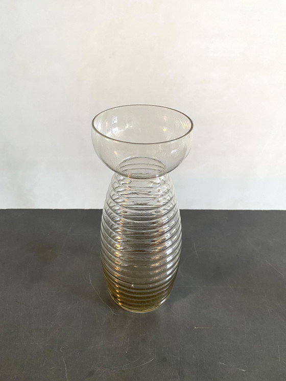 Image 1 of Trio de vases en verre décoratif Hyacinthe, 1970