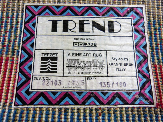 Image 1 of Tapis Gianni Erba 1980