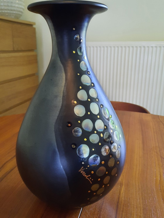 Image 1 of Vase Vintage Verzolini questa majolica