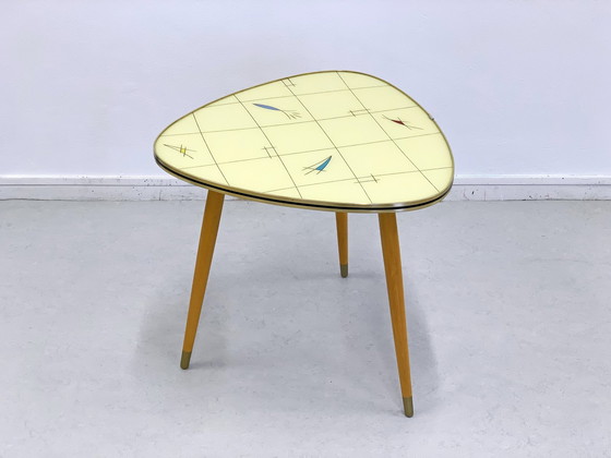 Image 1 of Mid Century tripod coffee table