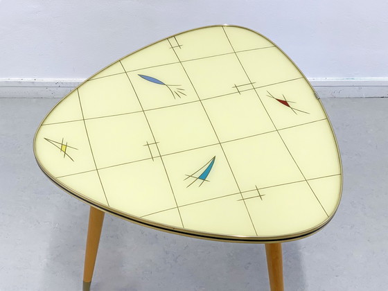 Image 1 of Mid Century tripod coffee table