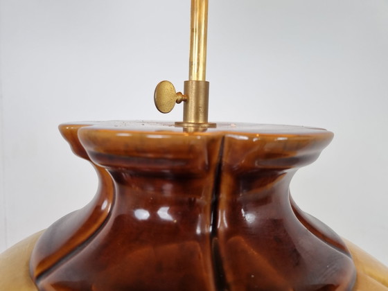 Image 1 of Lampadaire vintage en céramique italienne