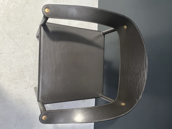 Image 1 of Vintage saddle leather chair