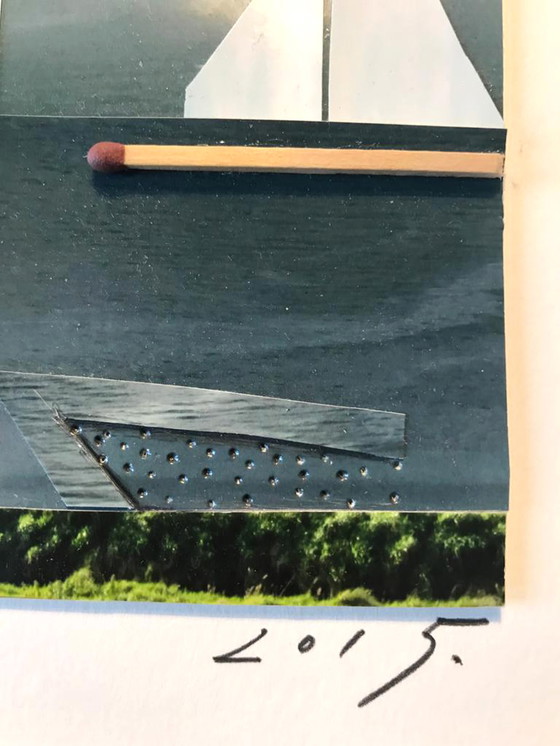 Image 1 of Han Bennink - collage with boat