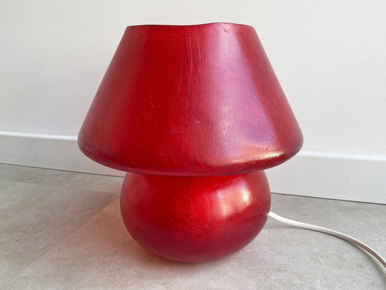 Image 1 of 1x fiberglass mushroom table lamp