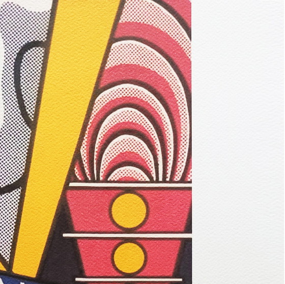 Image 1 of Vintage Roy Lichtenstein "Lincoln Center" Limited Edition Lithograph