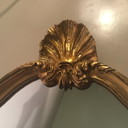 French baroque crested mirror