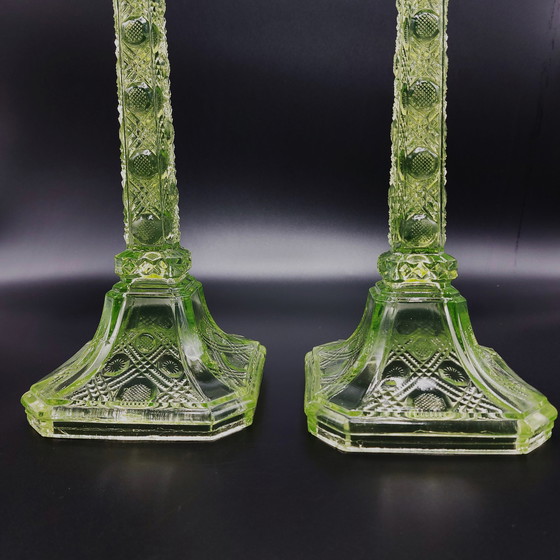 Image 1 of 2x Art Deco candlesticks