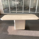 Vintage travertin dining table