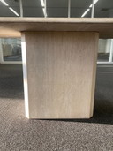 Vintage travertin dining table