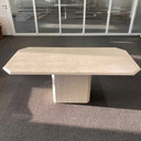 Vintage travertin dining table