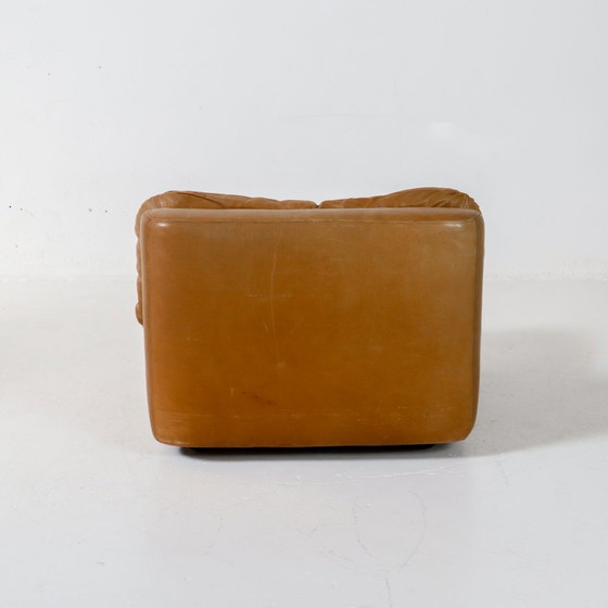 Image 1 of Leather Dreipunkt lounge armchair