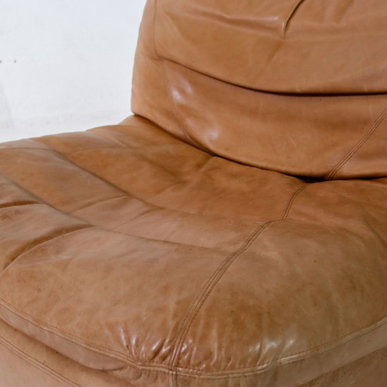 Image 1 of Leather Dreipunkt lounge armchair