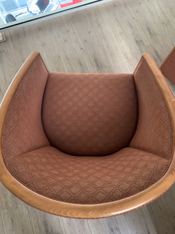 Image 1 of 2x Bijenkorf club armchairs