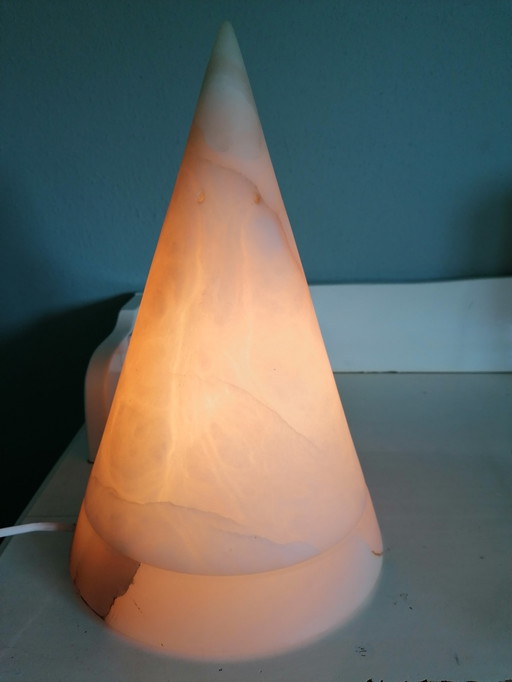 Vintage Spanish pyramid lamp