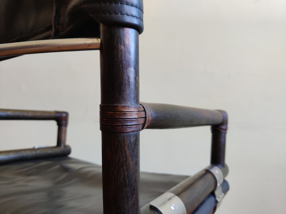 Image 1 of 4 x vintage director's chairs X-Chair by McGuire, 50s