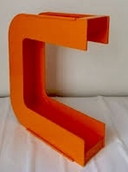 2x Vintage U-box vinyl holders