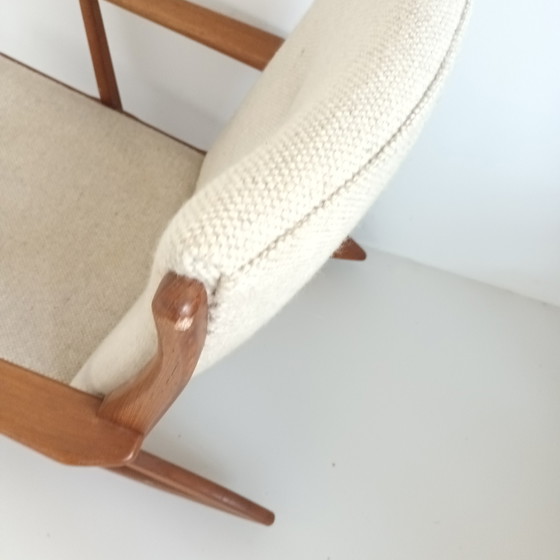 Image 1 of Sedia a dondolo vintage modello 97 Holger Georg Jensen