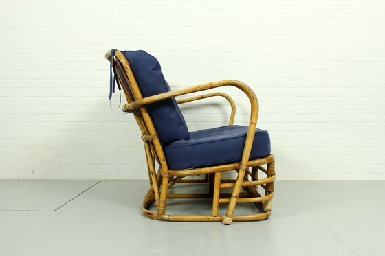 Image 1 of Midcentury Rattan Lounge Set