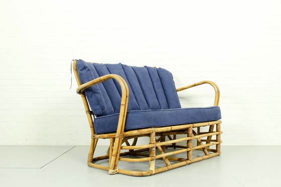 Image 1 of Midcentury Rattan Lounge Set