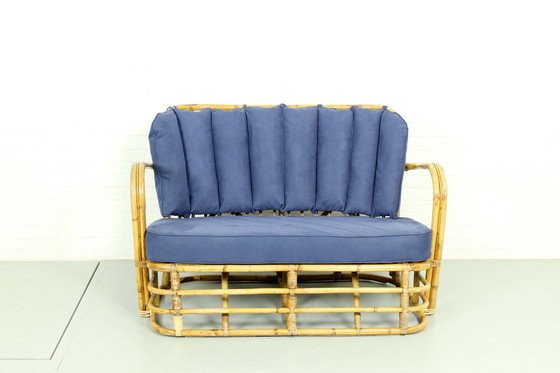 Image 1 of Midcentury Rattan Lounge Set