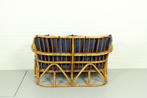 Image 1 of Midcentury Rattan Lounge Set