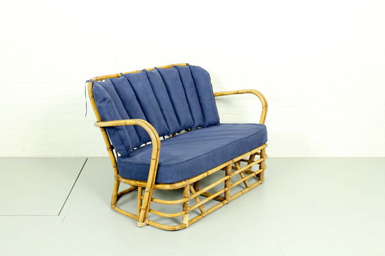 Image 1 of Midcentury Rattan Lounge Set