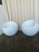 2x Ball Chair FINN STONE