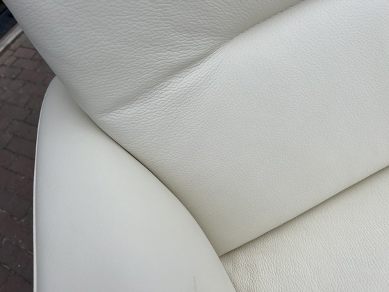 Image 1 of Leolux Bora Vista Fauteuil Egret cuir