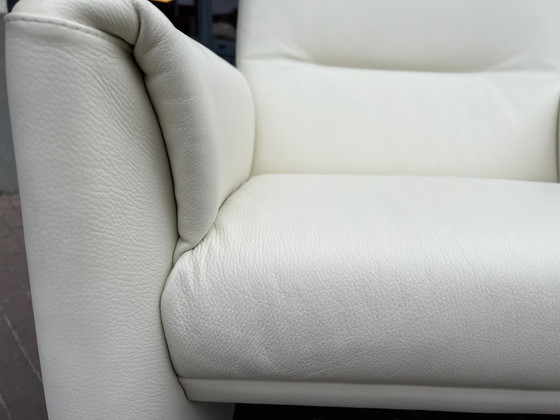 Image 1 of Leolux Bora Vista Armchair Egret leather