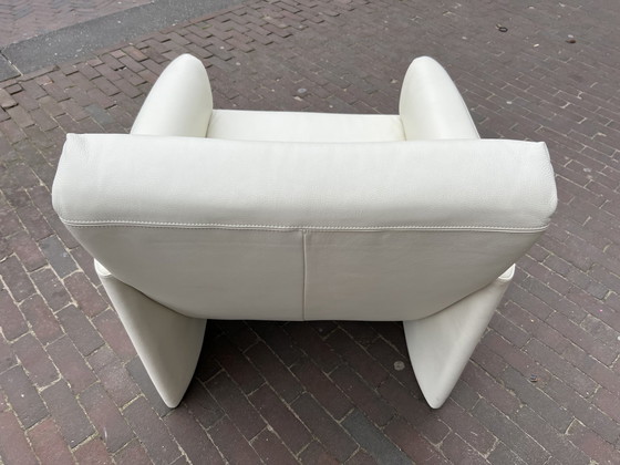 Image 1 of Leolux Bora Vista Fauteuil Egret cuir