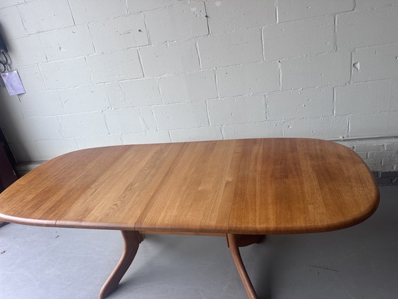 Image 1 of Vintage dining table solid extendable 