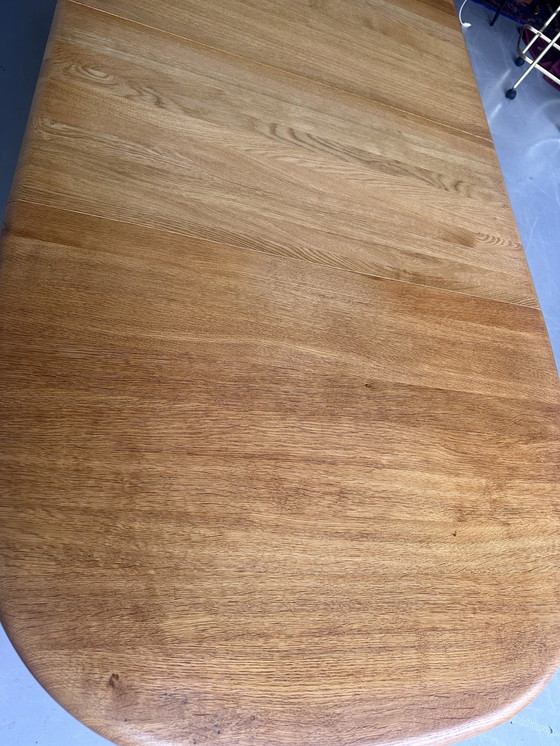 Image 1 of Vintage dining table solid extendable 