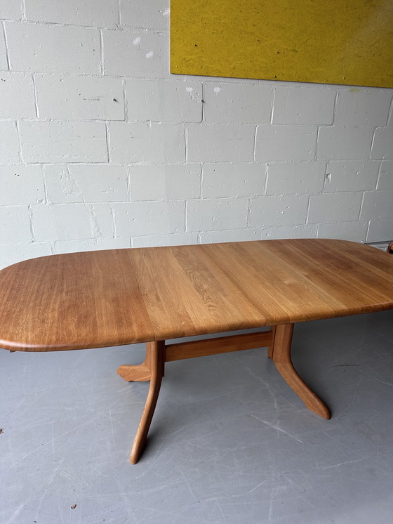 Image 1 of Vintage dining table solid extendable 