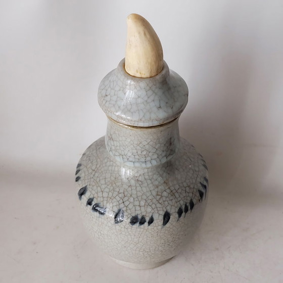 Image 1 of Jaap Ravelli (1916-2011) Unique lidded vase.