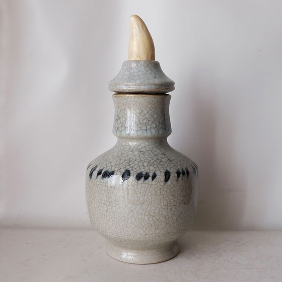 Image 1 of Jaap Ravelli (1916-2011) Unique lidded vase.