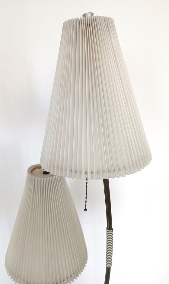 Image 1 of Fifties floor lamp with two screens