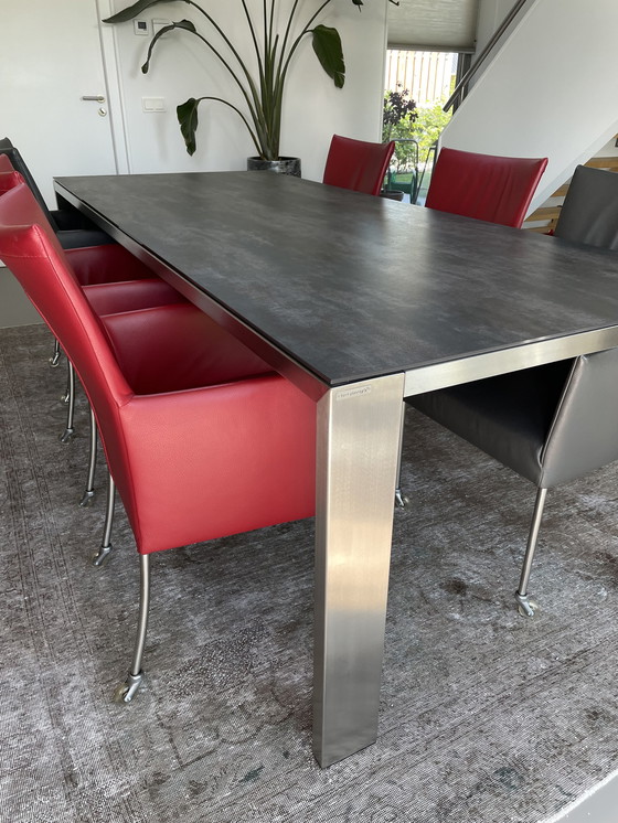 Image 1 of 8x Bert Plantagie dining room chairs ARC-E