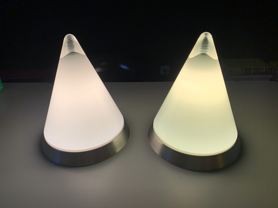 Image 1 of 2x Peill and Putzler Kibo pyramid lamps