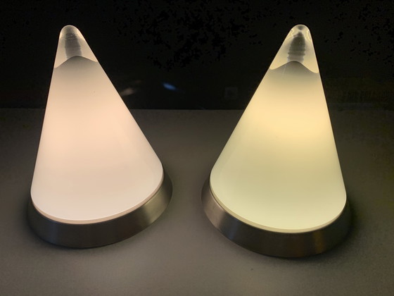 Image 1 of 2x Peill and Putzler Kibo pyramid lamps