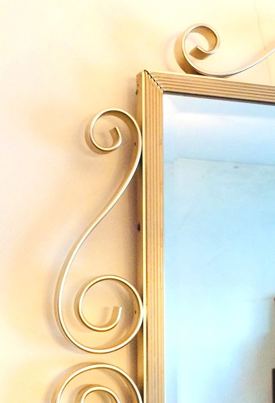 Image 1 of  Grand Miroir SPIEGEL 50s Neoclassical Style (88x68) * Hollywood Regency * Vintage Mirror