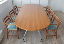 6 pcs. Hans Wegner, Carl Hansen, velours