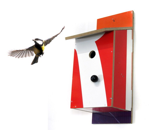 Bomdesign Maison d'oiseaux recyclée