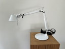 Artemide tolomeo micro LED table lamp white