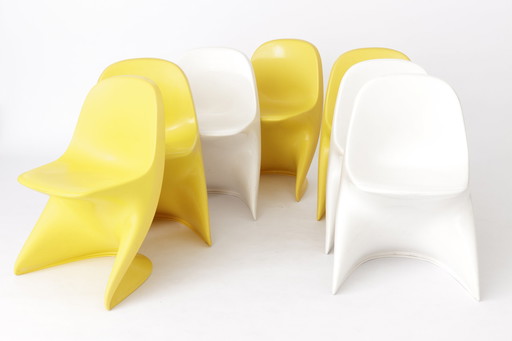 7x Casala Cassalino kids chairs by Alexander Begge