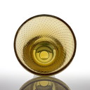 Gunnel Nyman - Amber and clear glass "Musselglas" art-object, model GN 12 - Nuutajärvi-Notsjö, Finland 1951