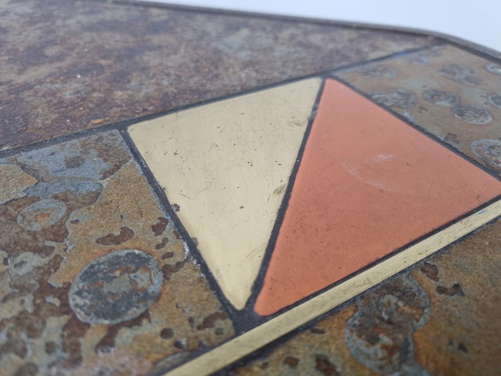 Image 1 of Brutalist slate coffee table, 1970s